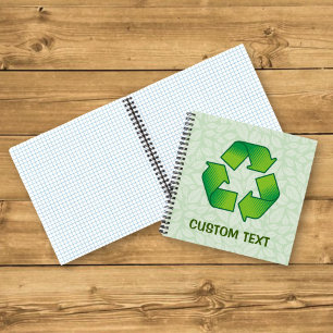Recycling Symbol Notebook