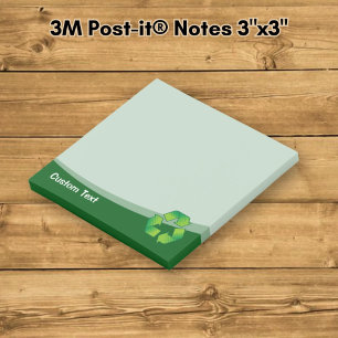 Recycling Symbol Post-it Notes