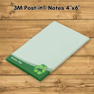 Recycling Symbol Post-it Notes