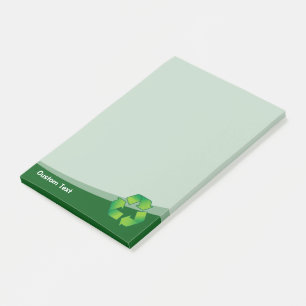 Recycling Symbol Post-it Notes