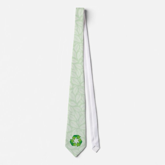 Recycling symbol tie (Front)
