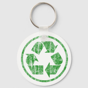 Recycling to Save the Planet Earth, Symbol Key Ring