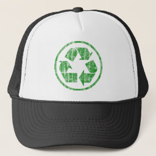 Recycling to Save the Planet Earth, Symbol Trucker Hat