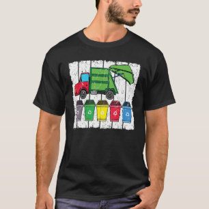 Recycling Trash Truck Environmentalist Recyclist E T-Shirt