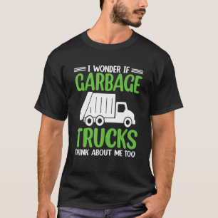 Recycling Trash Truck Recycling Day Kids Garbage T-Shirt