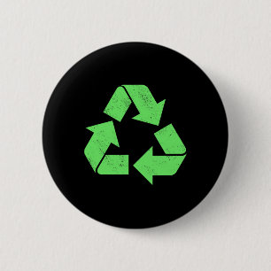 Recycling Vintage Logo Environmentalist Recycle Ea 6 Cm Round Badge