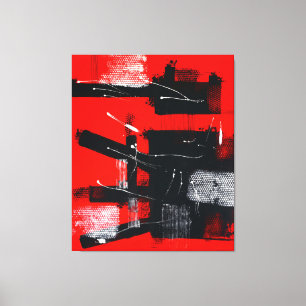 Red #103 canvas print