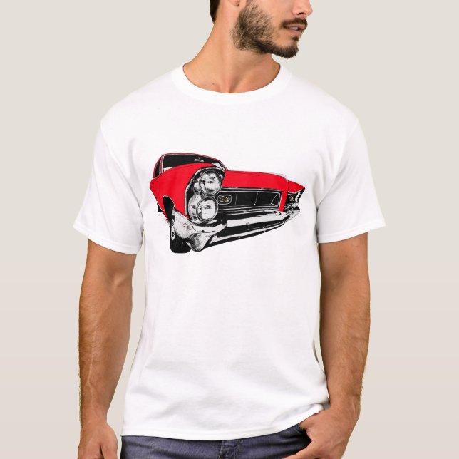 Red 1965 Pontiac Grand Prix T-Shirt (Front)