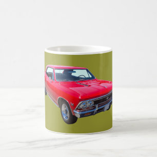 Red 1966 Chevy Chevelle SS 396 Coffee Mug