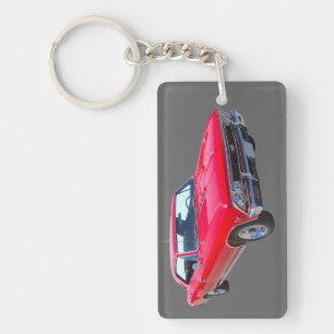 Red 1966 Chevy Chevelle SS 396 Key Ring