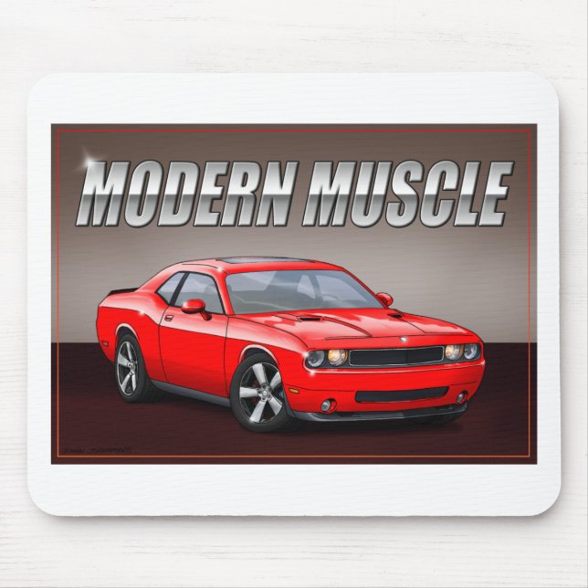 Red_2_Challenger.png Mouse Mat (Front)