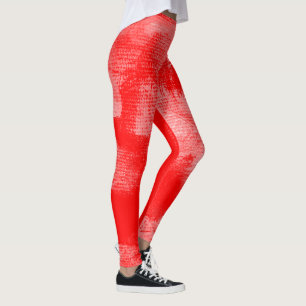 Red #2 leggings