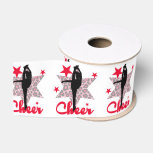Red 3" cheerleader Grosgrain Ribbon