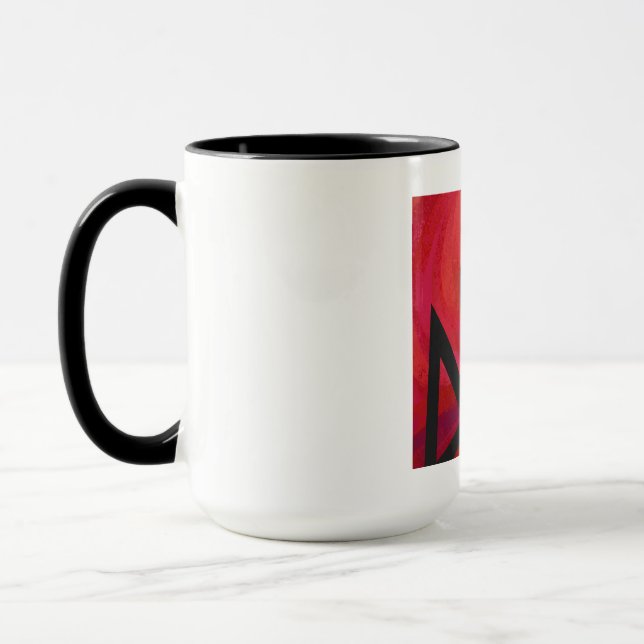 Red 40 Decade Birthday Mug (Left)