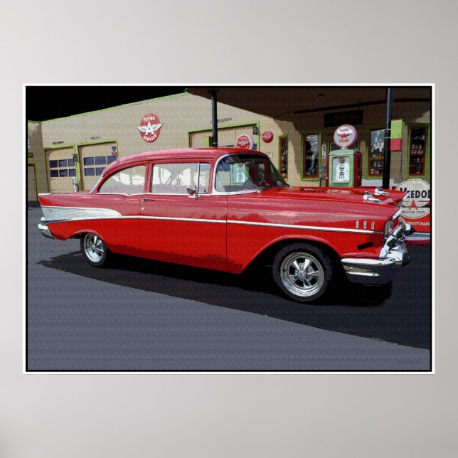 Red '57 Classic  34 x 24 Poster (Front)
