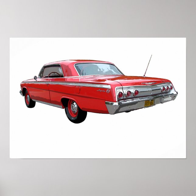 Red '62 Impala SS poster (Front)