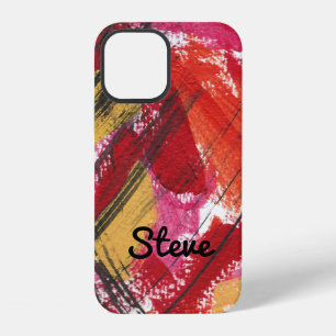 Red Abstract Bold Graphic Personalised Case-Mate i iPhone 12 Case