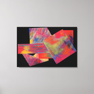 Red Abstract Fine Art Canvas Print