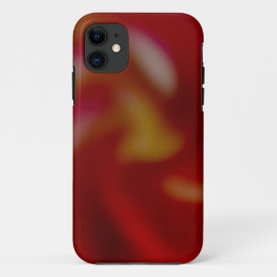 Red abstract fractal iPhone 11 case