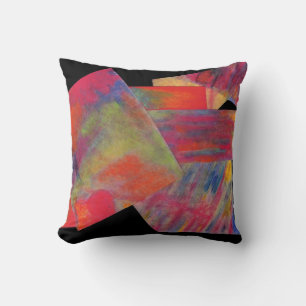 Red Abstract Pillow