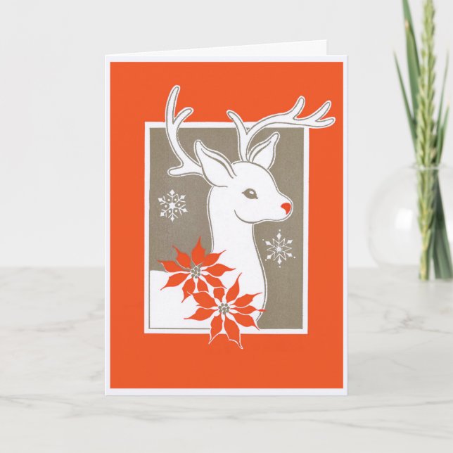 RED ACCENTS Greeting Card (Front)