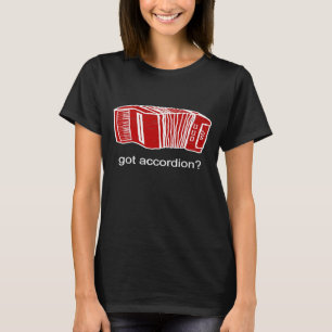 Red Accordion Accordionist Got Accordion Player T-Shirt