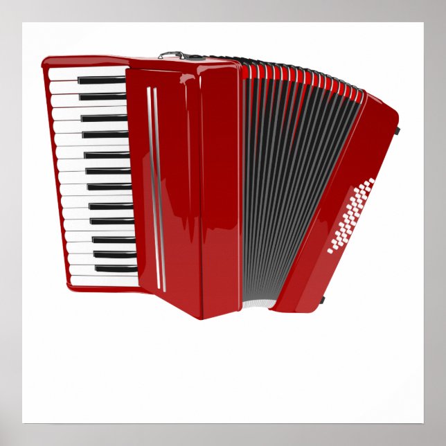 Red Accordion Poster (Front)