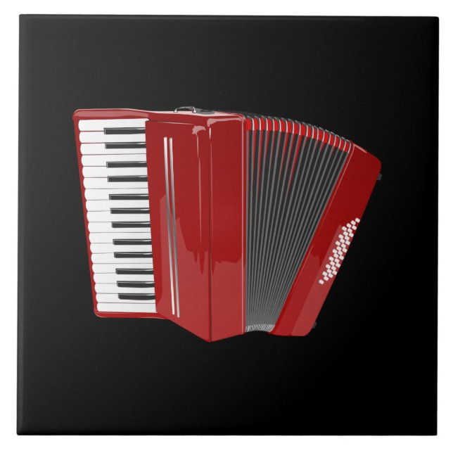 Red Accordion Tile (Front)