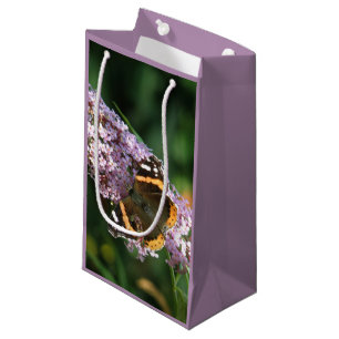 Red Admiral Butterfly and Buddleia Gift Bag