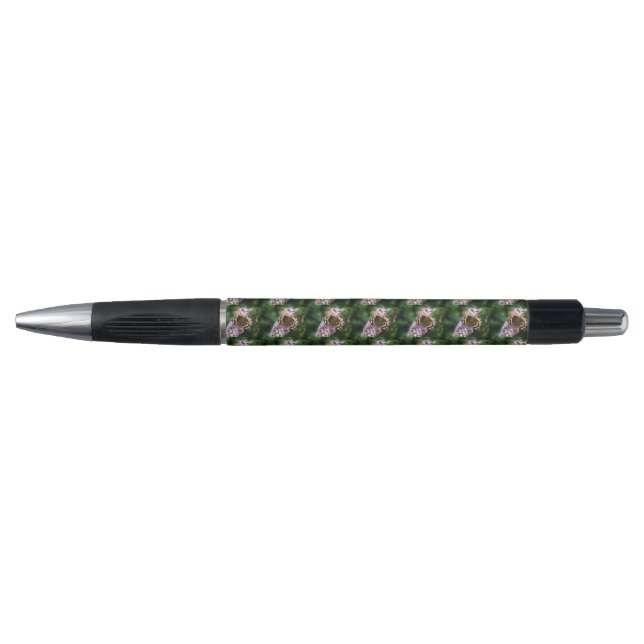 Red Admiral Butterfly and Buddleia Pen (Front)