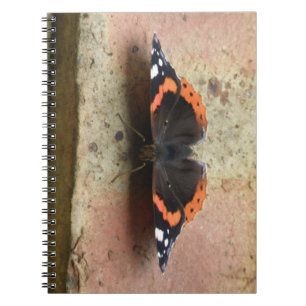 Red Admiral Butterfly Notebook