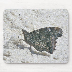 Red Admiral Butterfly on Beach Coordinating Items Mouse Mat