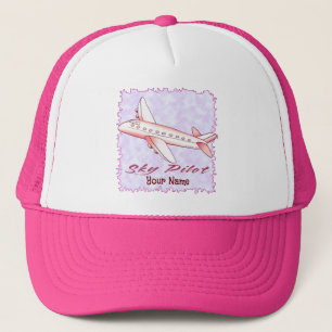 Red Aeroplane Sky Pilot  hat