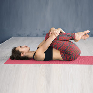 red african tribe borders leggings