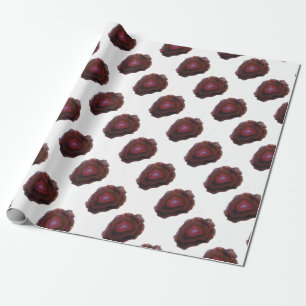 Red Agate Wrapping Paper