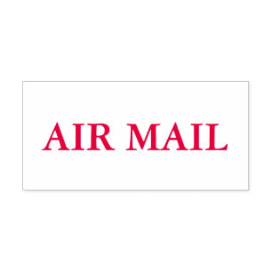 Red Air Mail Self-inking Stamp
