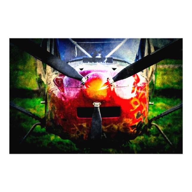 Red Aircraft - Small But Fierce Photo Print (Front)