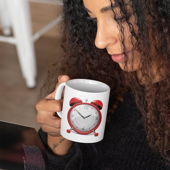 Red Alarm Clock Mug (Creator Uploaded)