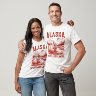 Red Alaska Grizzly Frontier Tee