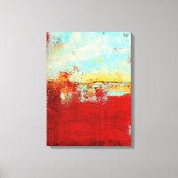 Red Alaskan Abstract