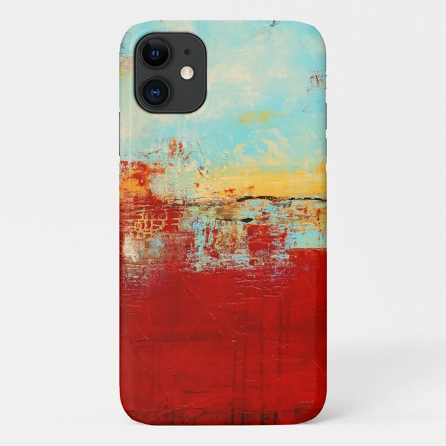 Red Alaskan Abstract Case-Mate iPhone Case (Back)