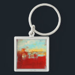 Red Alaskan Abstract Key Ring<br><div class="desc">Red Alaskan by Erin Ashley. Features an abstract design with primarily red for the color.| 140546GG</div>
