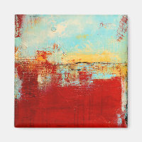 Red Alaskan Abstract