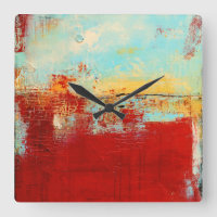 Red Alaskan Abstract