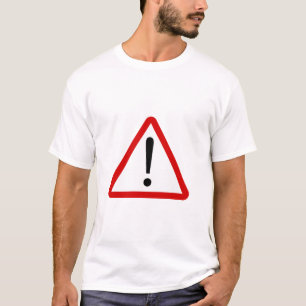 Red Alert Creative Typography T-Shirt