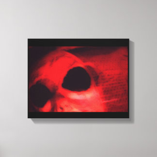 Red Alien Canvas Print
