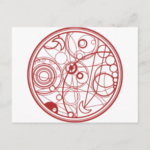 Red Alien Design Postcard