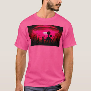 Red Aliens - Ufouap Sighting Over New Jersey T-Shirt