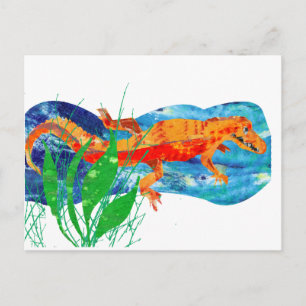 Red Alligator Postcard