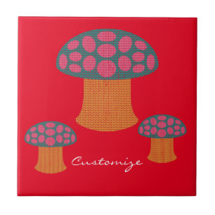 Red Amanita Mushrooms Thunder_Cove   Tile